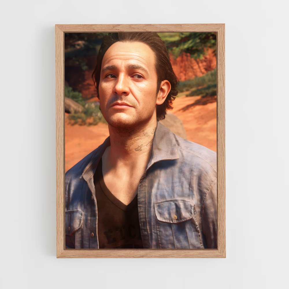 Poster L'Aventurier au Regard Sage – affiche Uncharted (vue 4)